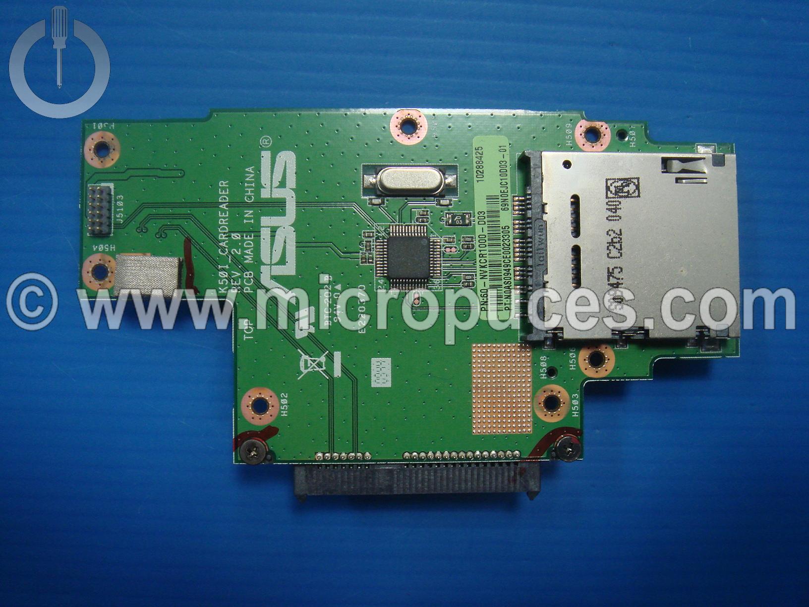 Carte fille SATA + lecteur SD pour ASUS X5