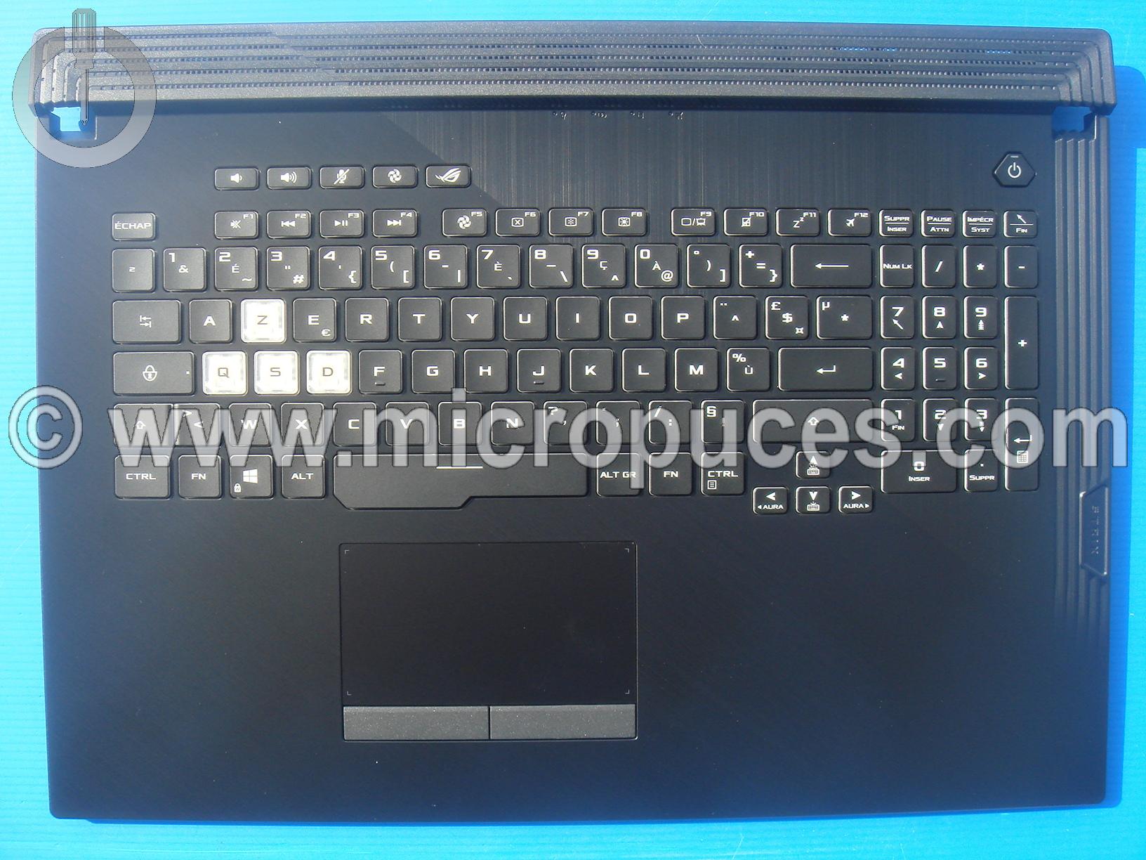 Clavier AZERTY + plasturgie de dessus pour ASUS G731