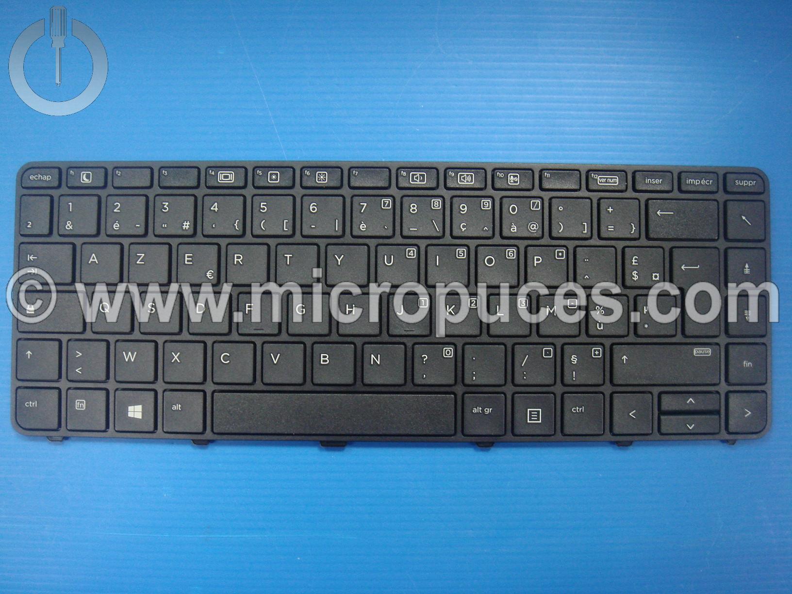 Clavier AZERTY pour HP Probook 430 440 G4