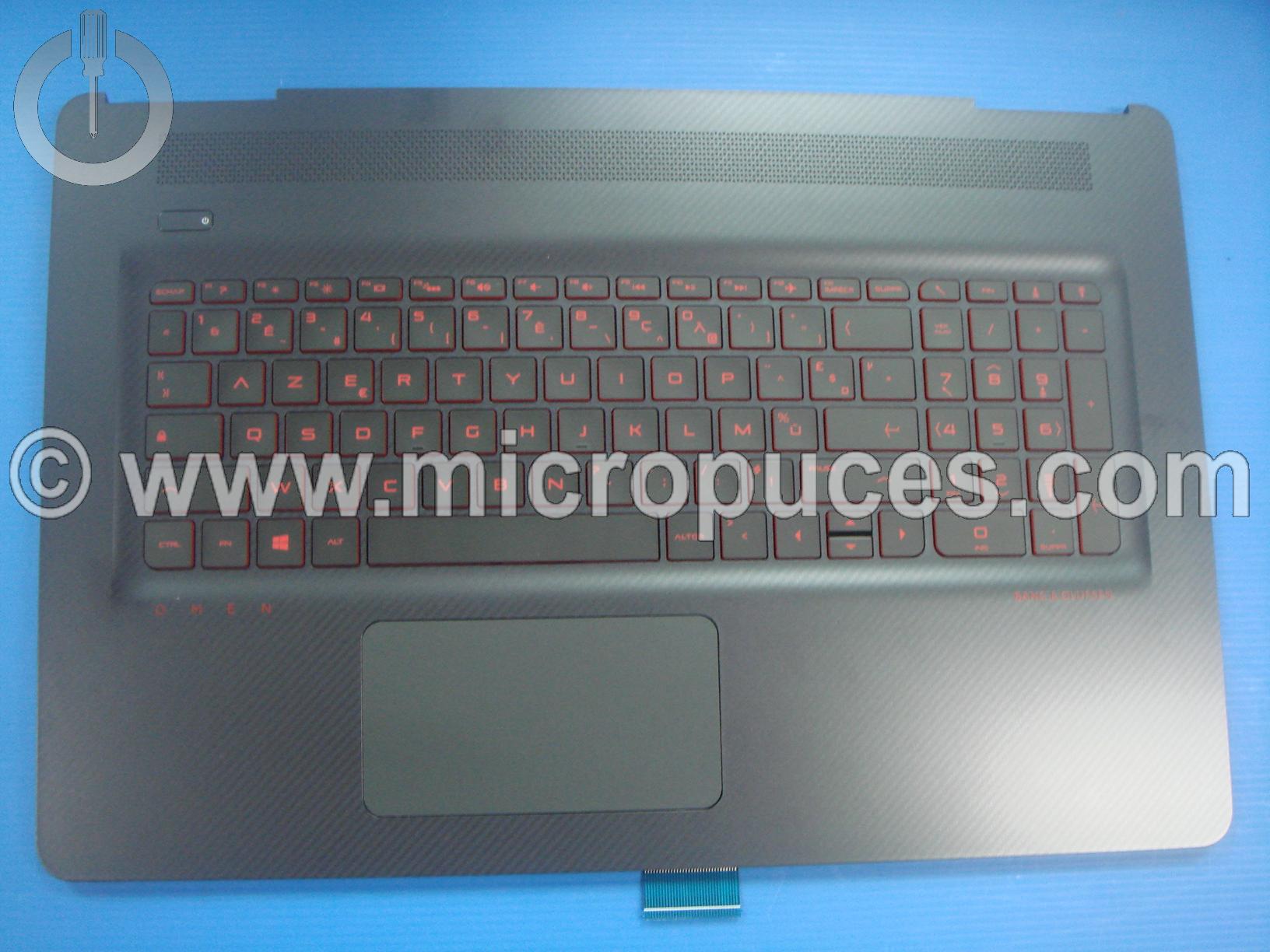 Clavier + top cover pour OMEN 17-W AZERTY