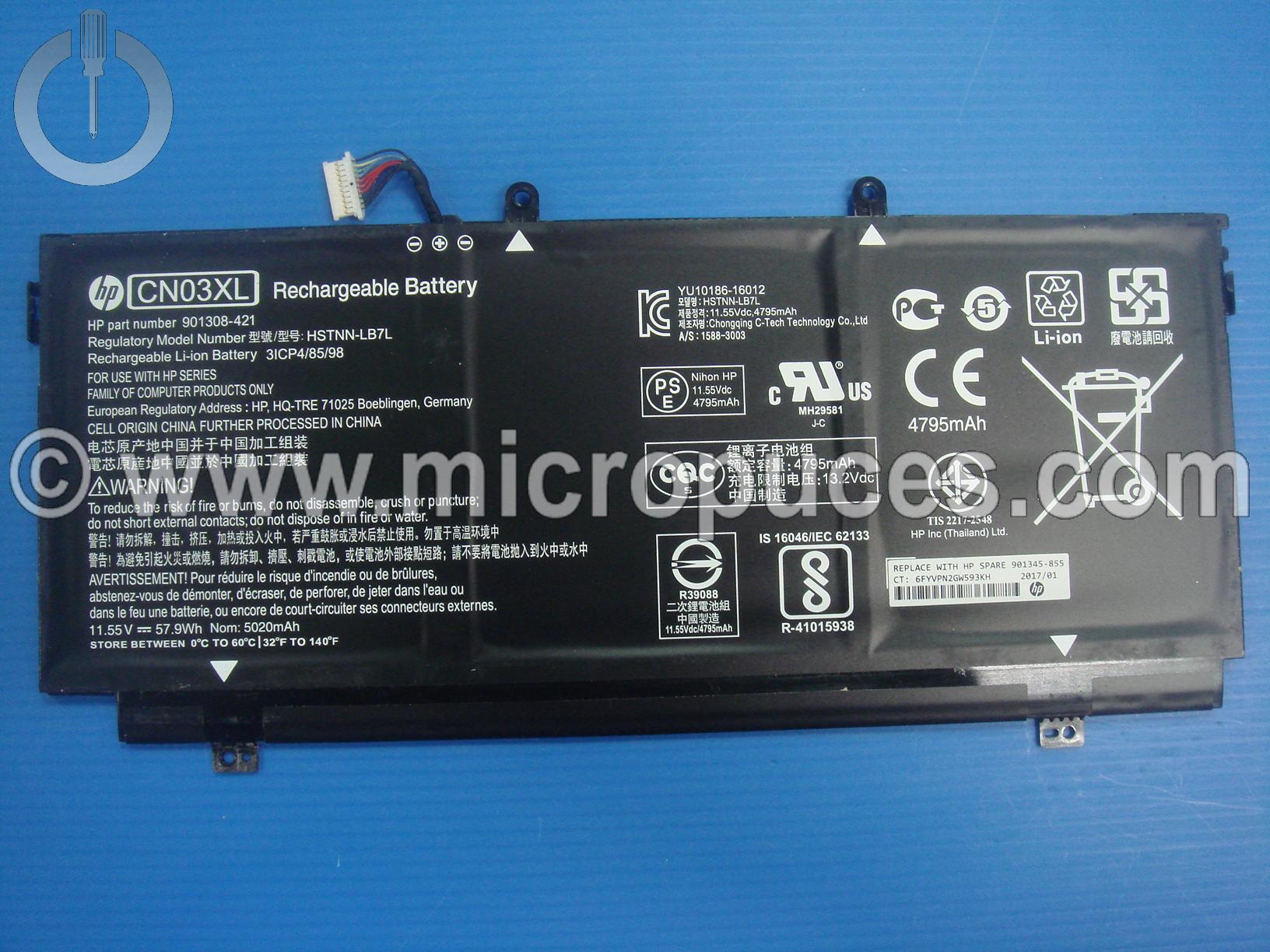 Batterie CN03XL pour HP Envy 13-ab