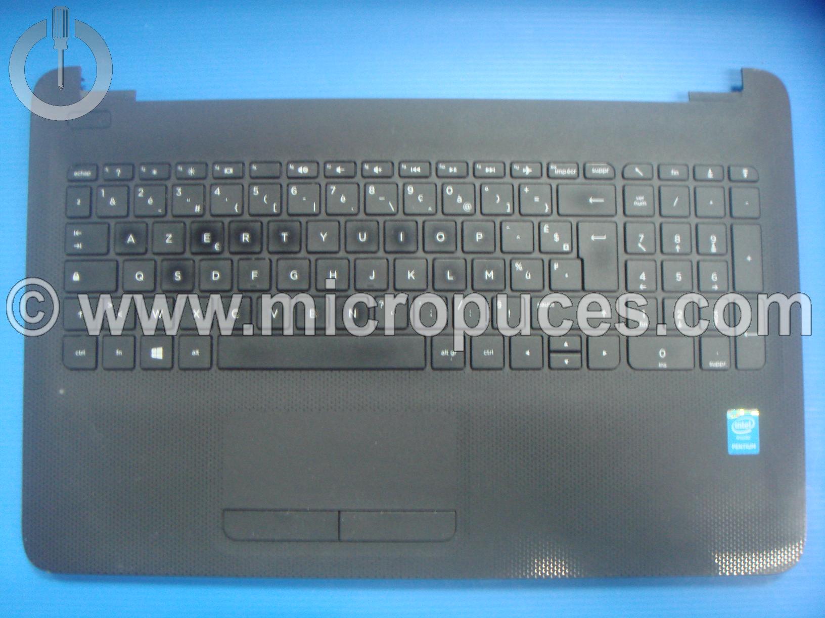 Clavier + top case noir AZERTY pour HP Pavilion 15-a 15-b