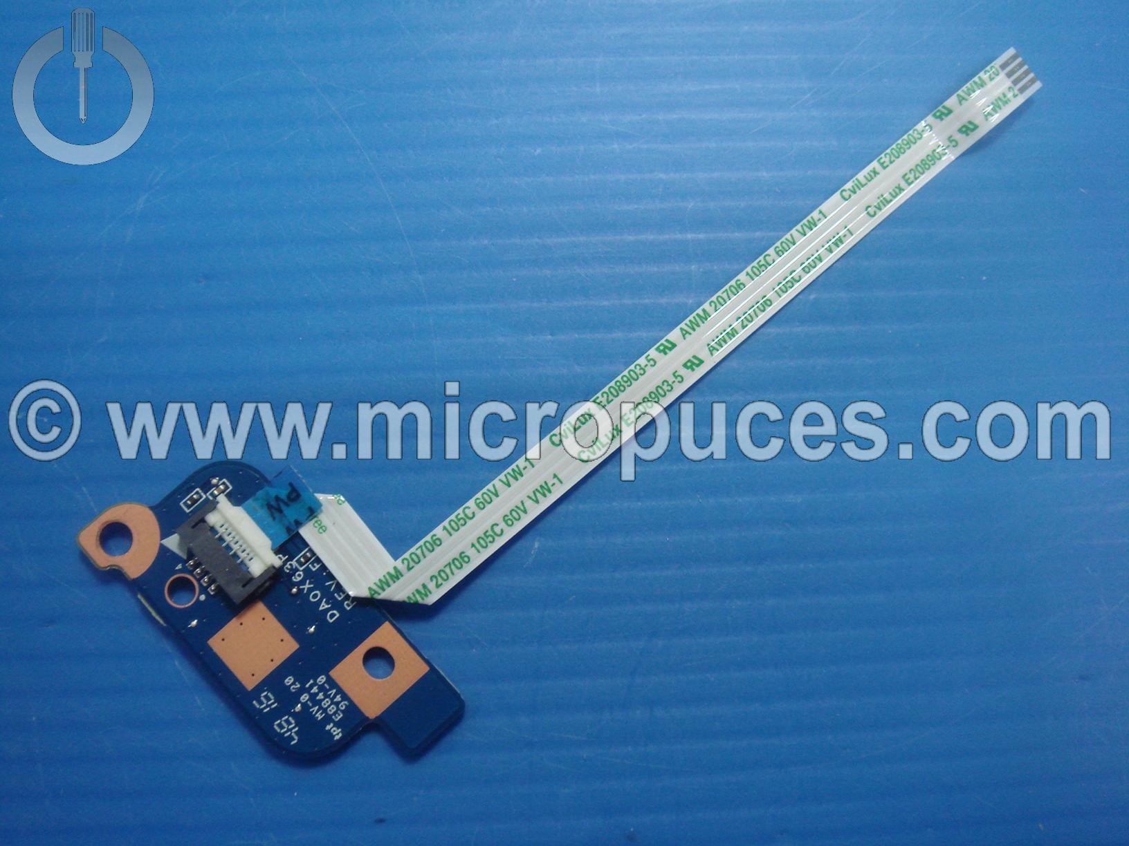 Carte fille bouton powerpour HP Probook G3 séries
