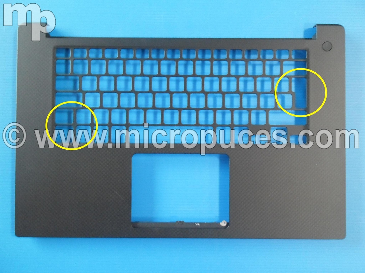 Plasturgie de dessus pour DELL XPS 15 (9550) version 1