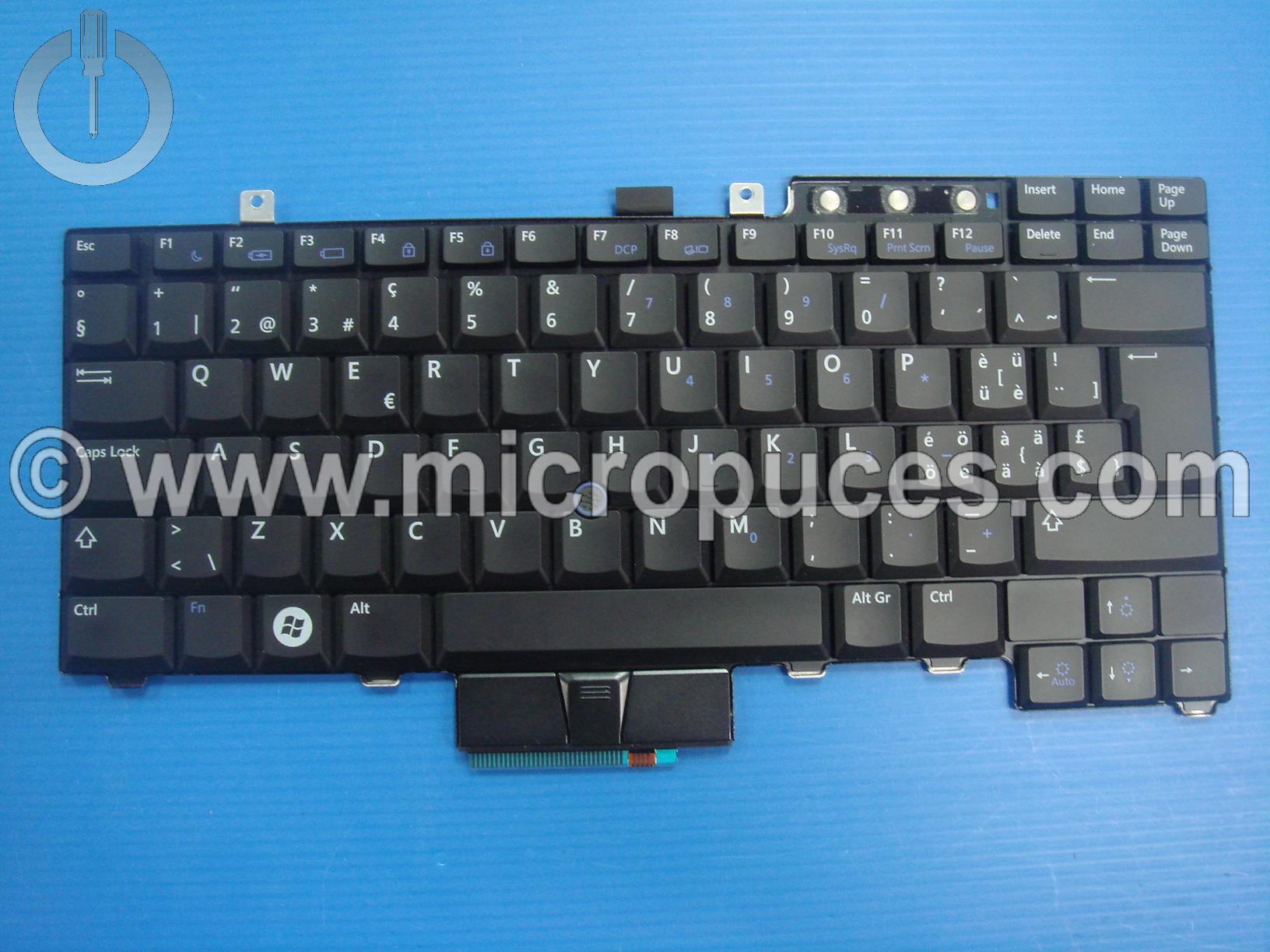 Clavier QWERTY Suisse pour DELL Latitude Precision