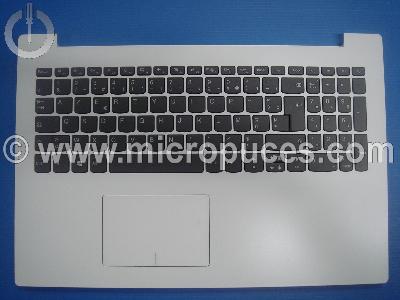 Clavier + plasturgie pour LENOVO Ideapad 320 blanc