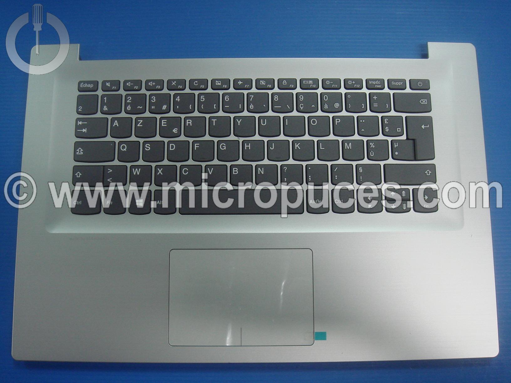Plasturgie top cover + Clavier pour LENOVO Ideapad 320S-15 silver
