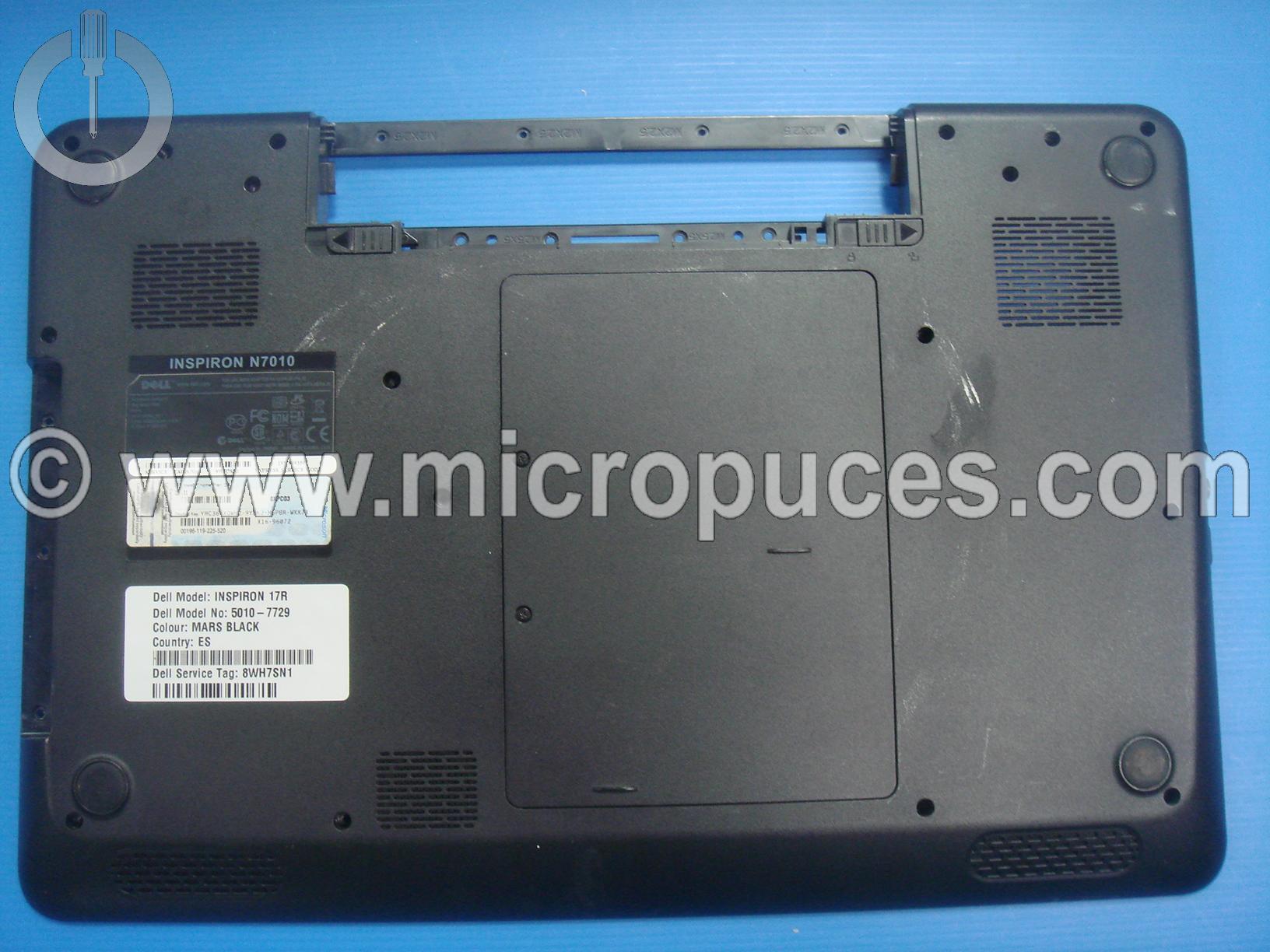 Plasturgie de dessous pour DELL Inspiron 17R (N7010)