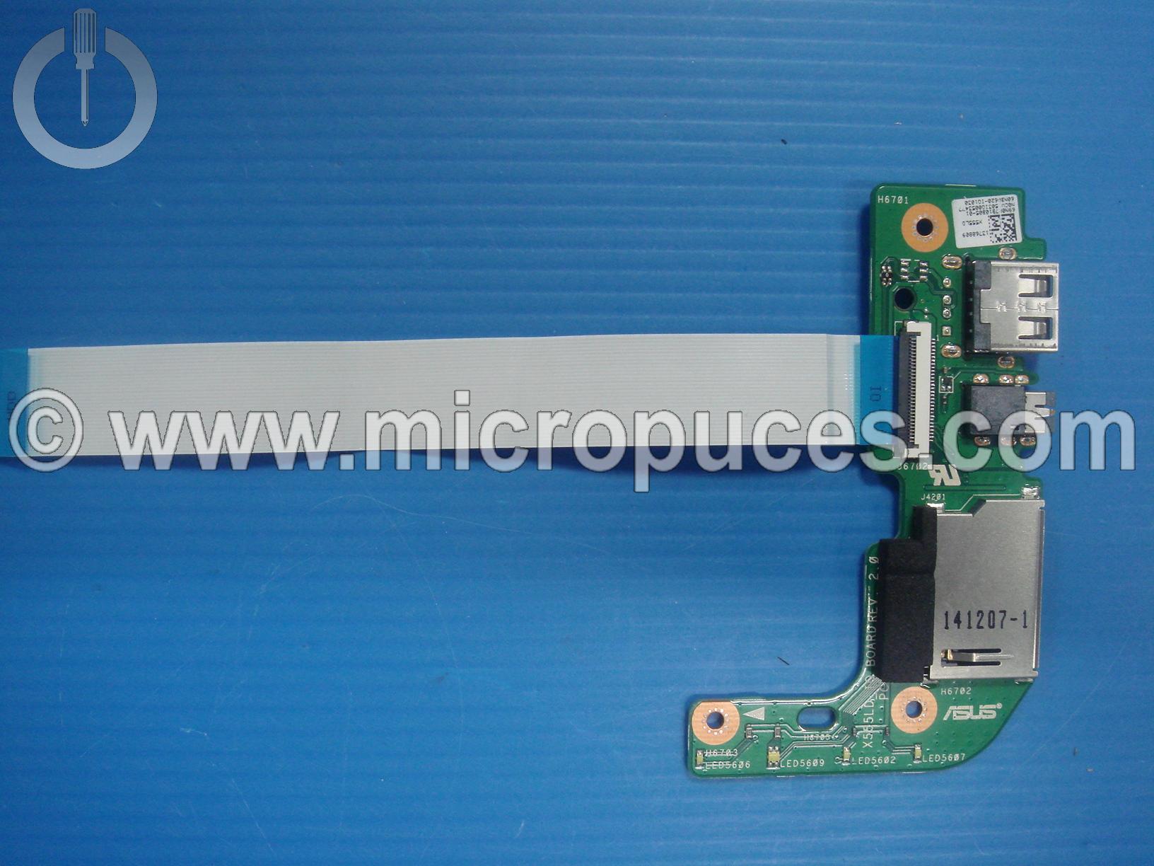 Carte fille * NEUVE * AUDIO + USB + carte SD pour ASUS
