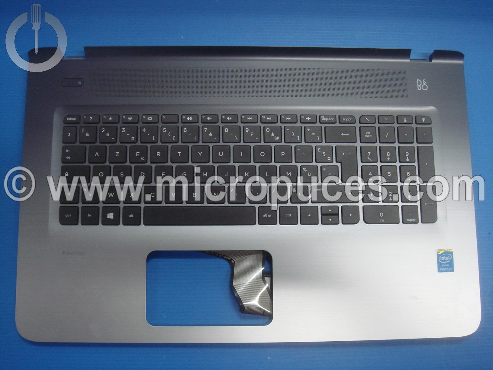 Clavier AZERTY + top case pour HP Pavilion 17-qXXX