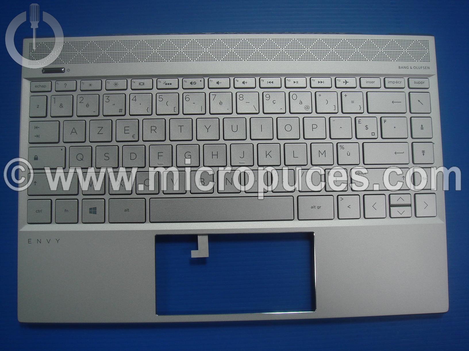 Clavier + plasturgie du dessus pour HP Pavilion 13-ah silver