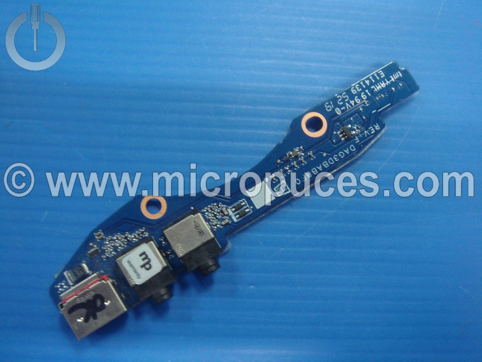 Carte fille Audio + USB pour HP OMEN 15 DC