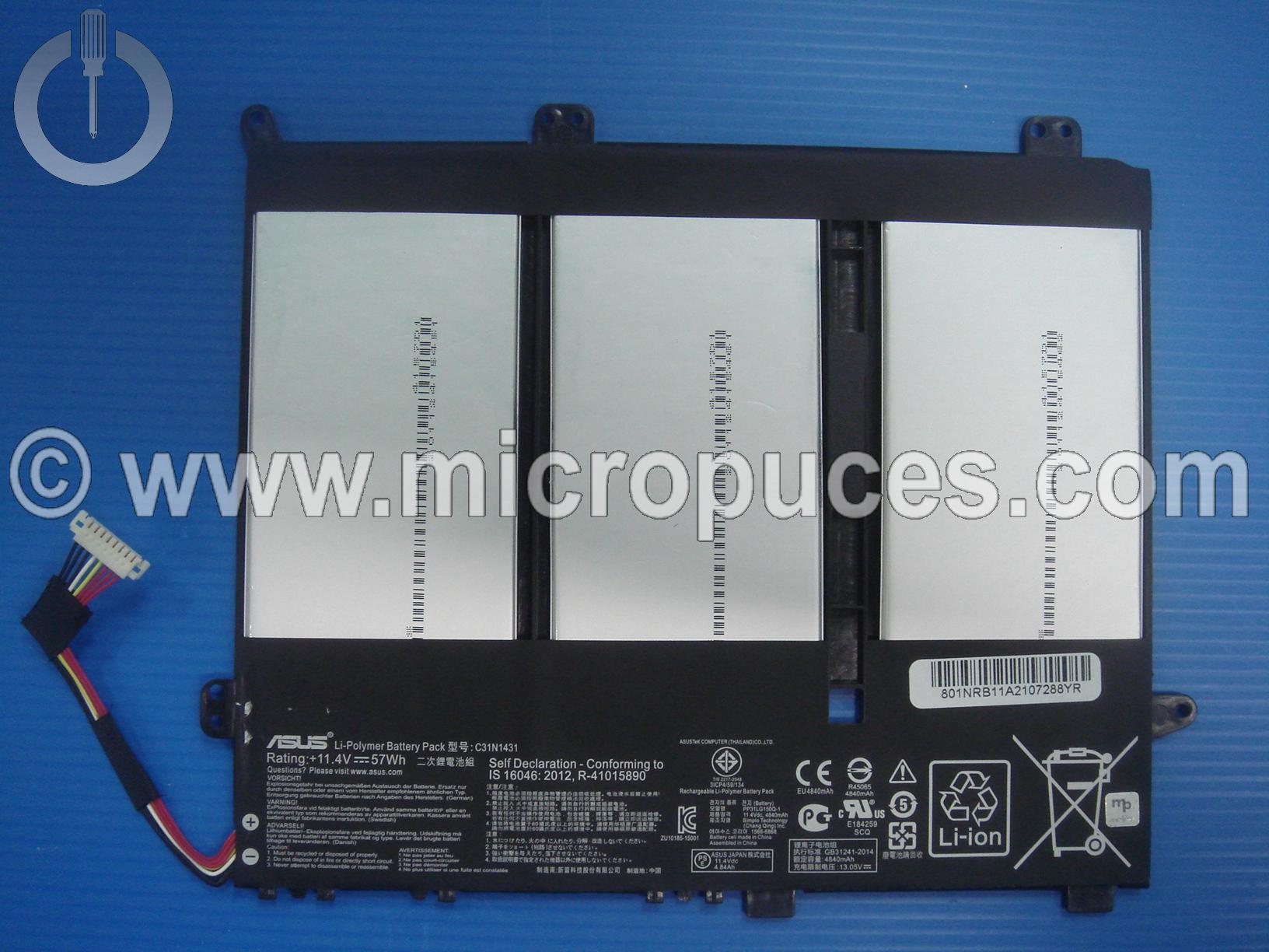 Batterie pour ASUS Vivobook L403SA