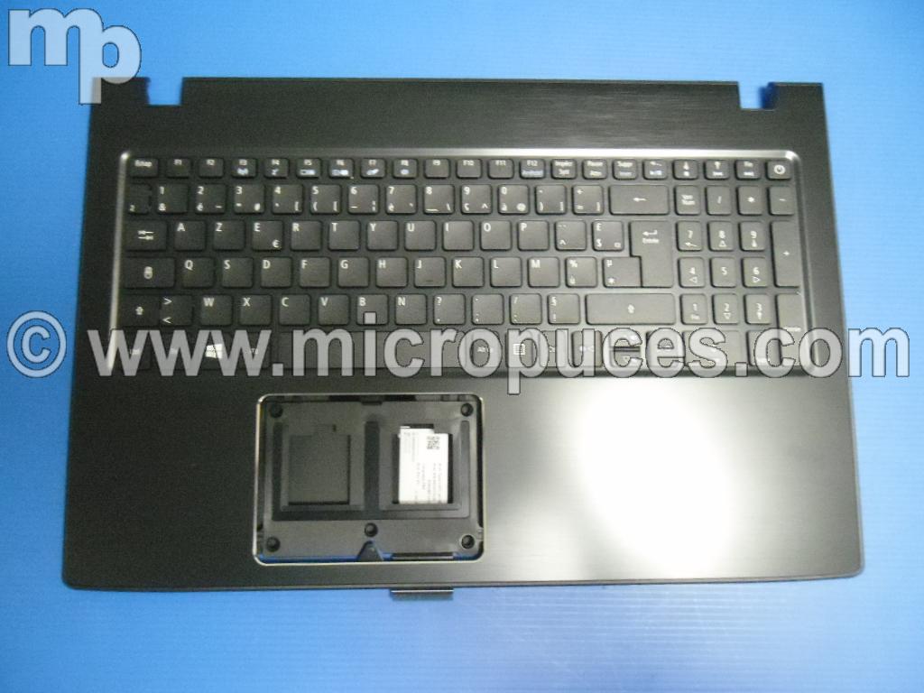 Clavier AZERTY + plasturgie pour ACER Aspire E5 et TMP259-M