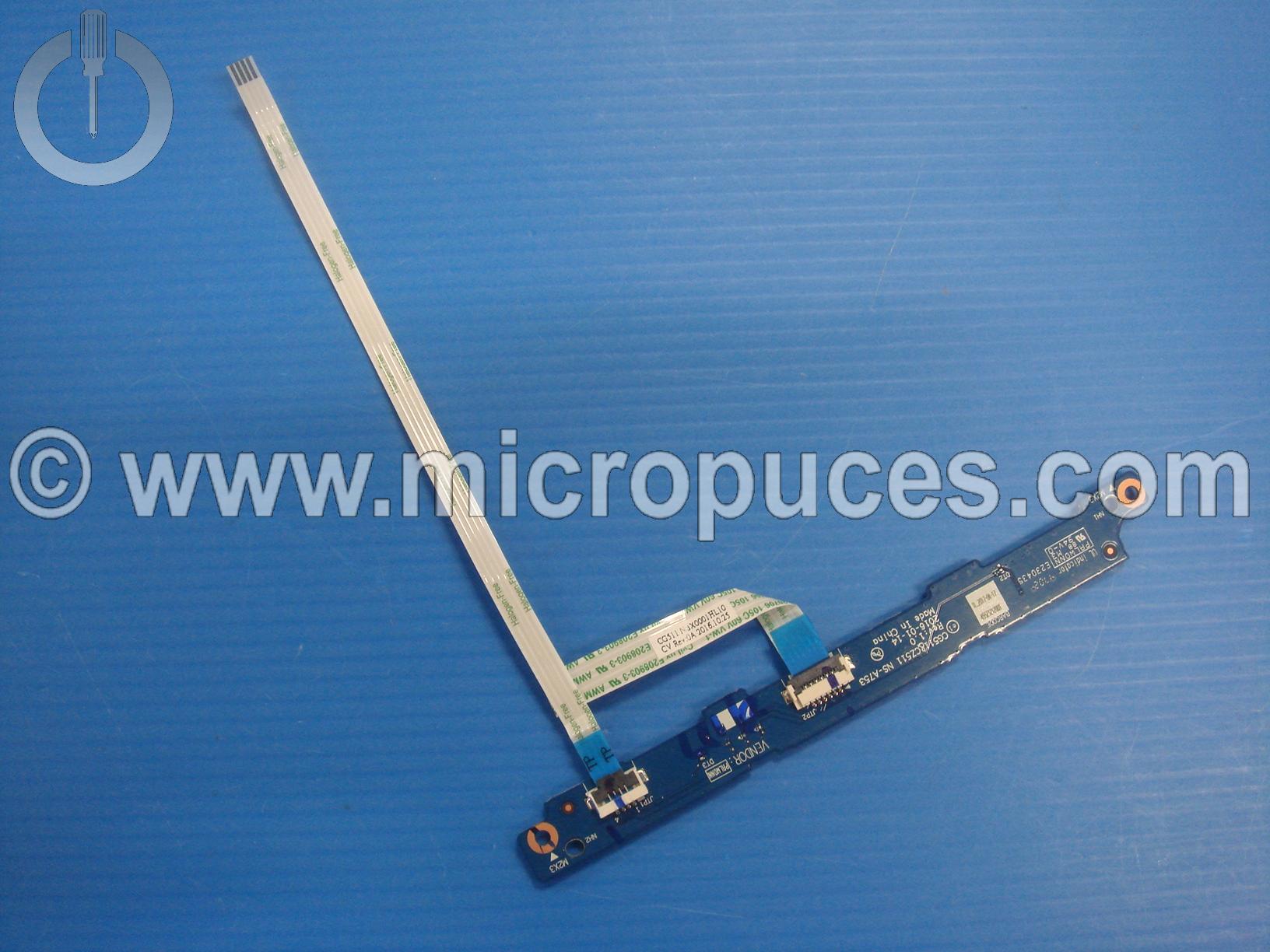 Carte fille boutons clic pour LENOVO Ideapad 310-15 et 510-15