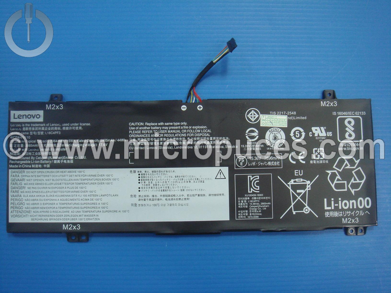 Batterie pour Lenovo Ideapad C340-14IWL