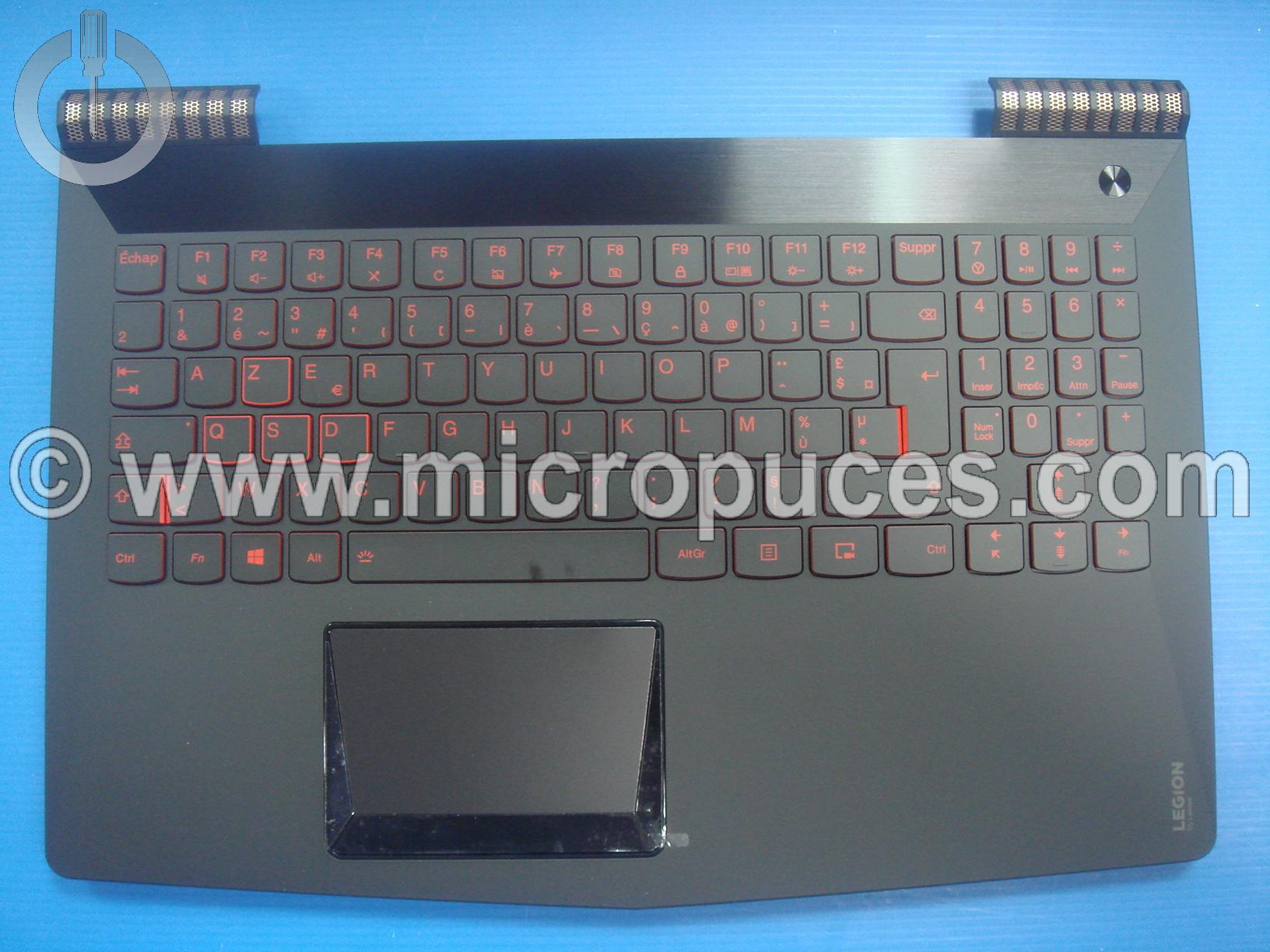 Clavier + plasturgie du dessus  pour LENOVO Legion Y520-15 noire