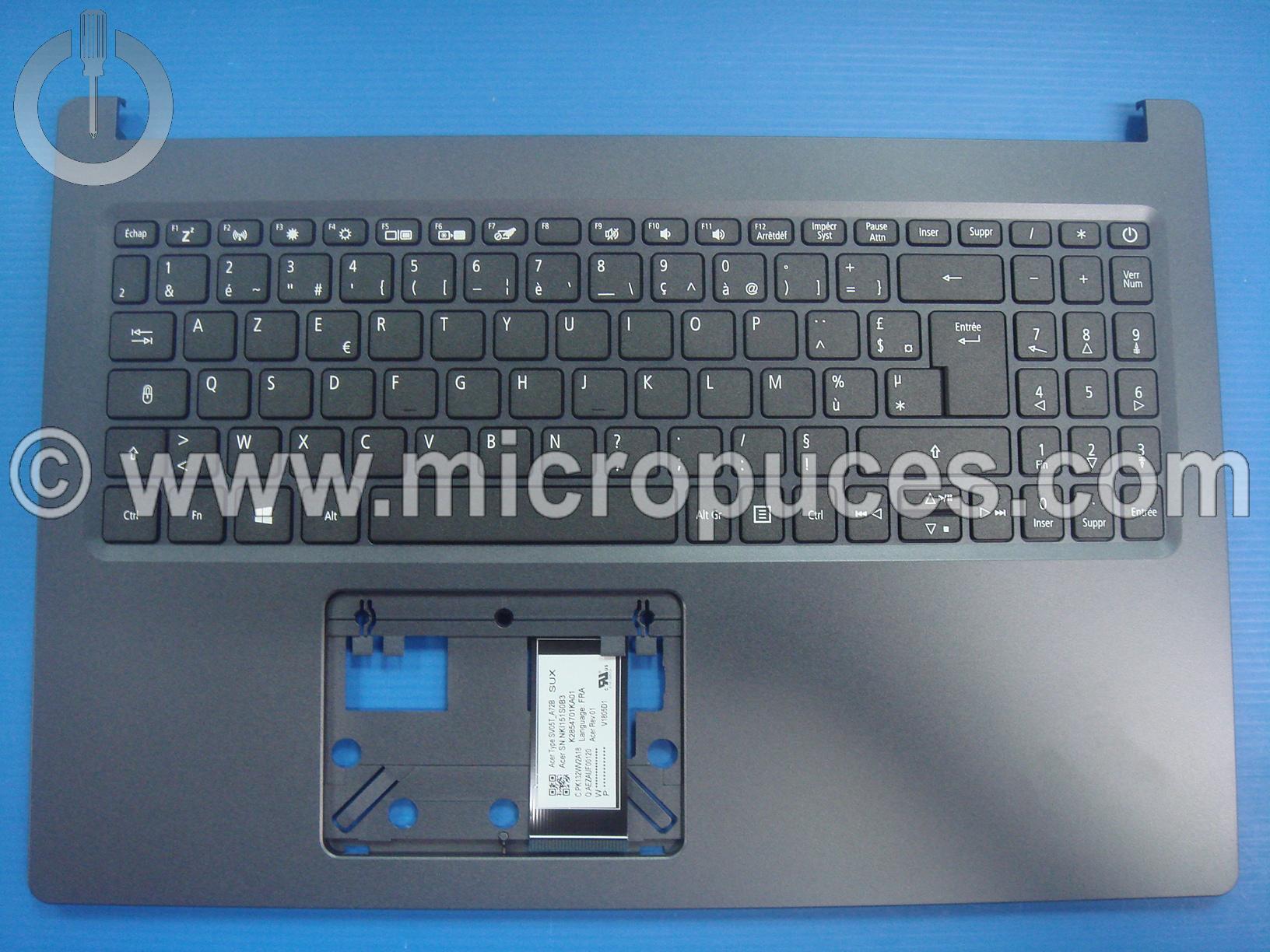 clavier AZERTY + top cover pour ACER Aspire A515-44 ( sans rtro clairage )