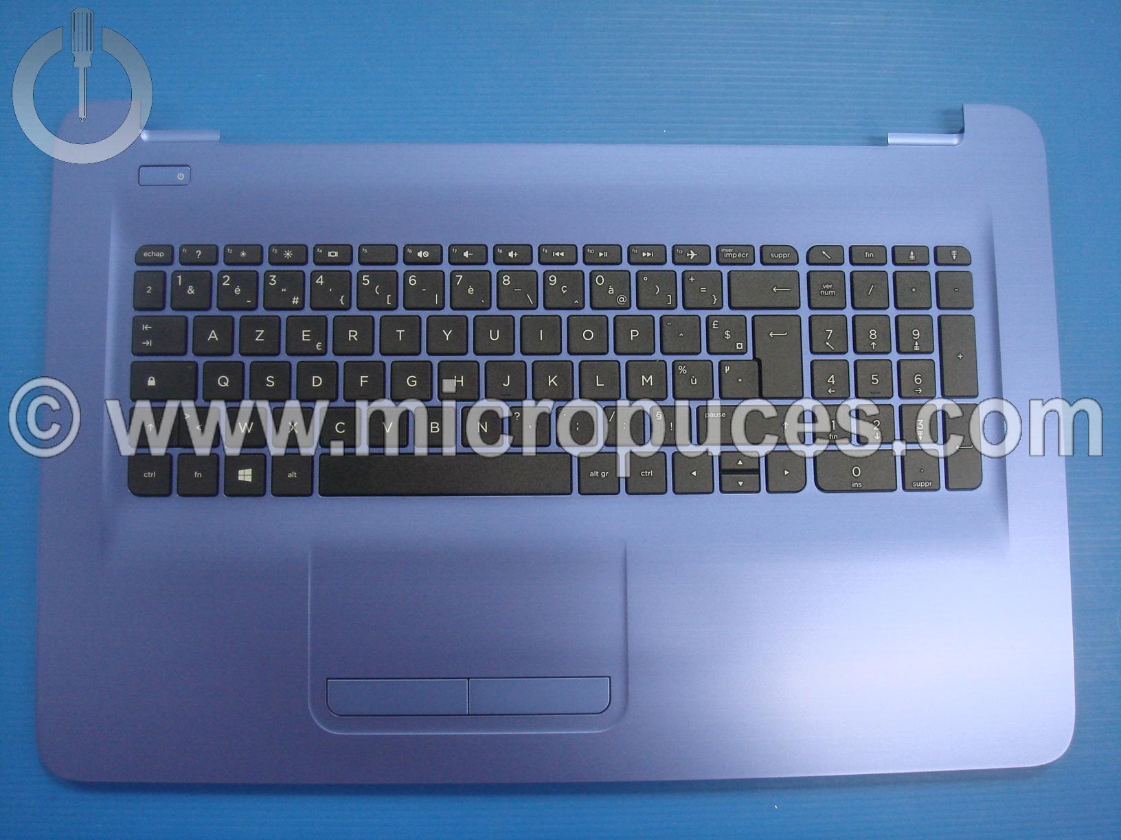 Clavier + plasturgie top cover bleue pour HP Pavilion 17-x 17-y