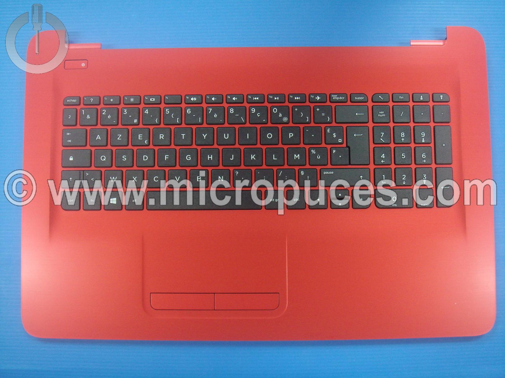 Clavier + plasturgie top cover rouge pour HP Pavilion 17-x 17-y