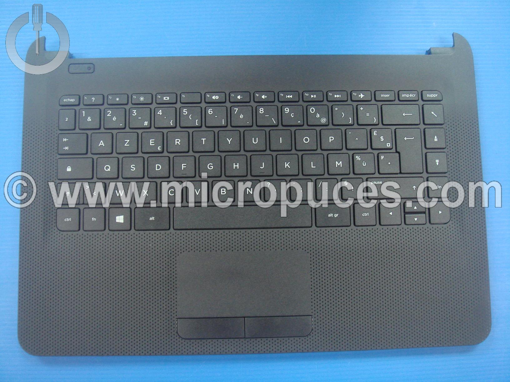 Clavier NEUF AZERTY + plasturgie du dessus pour HP 14-ac109nf