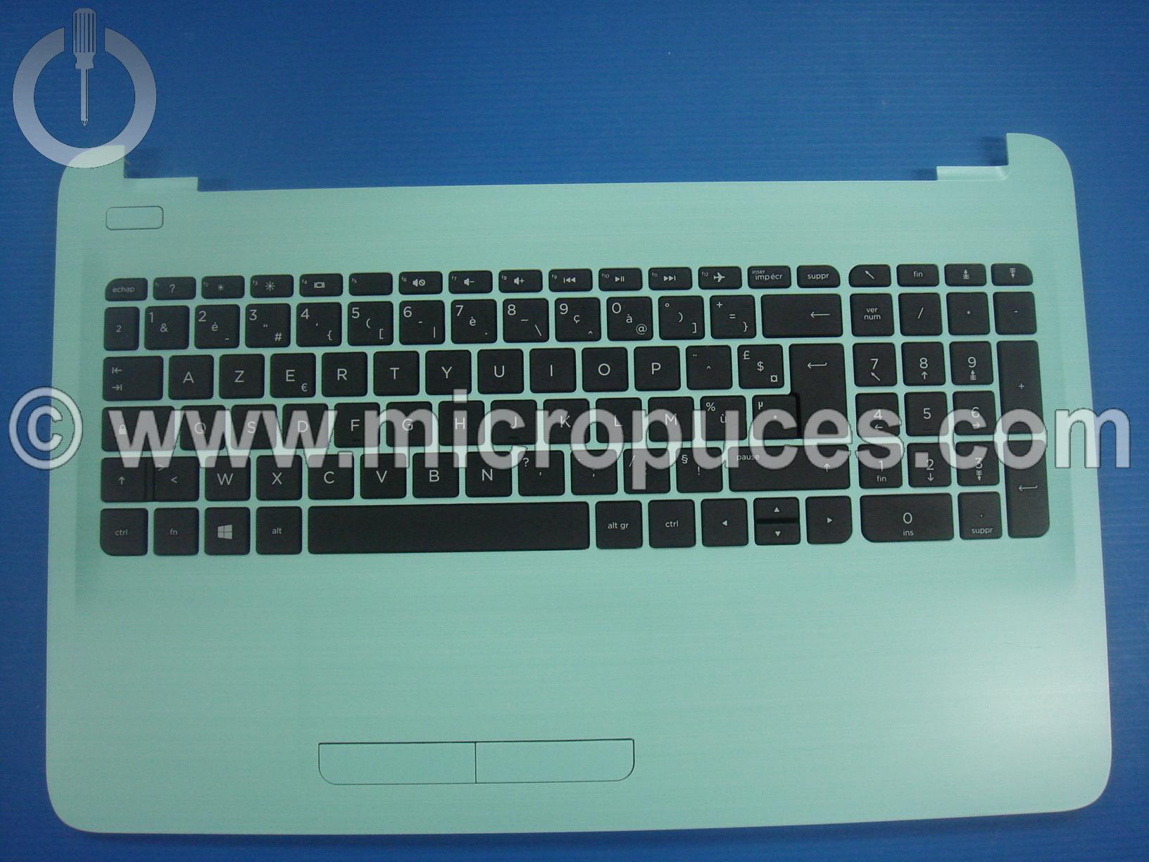 Clavier + top case vert clair AZERTY pour HP Pavilion 15-a 15-b