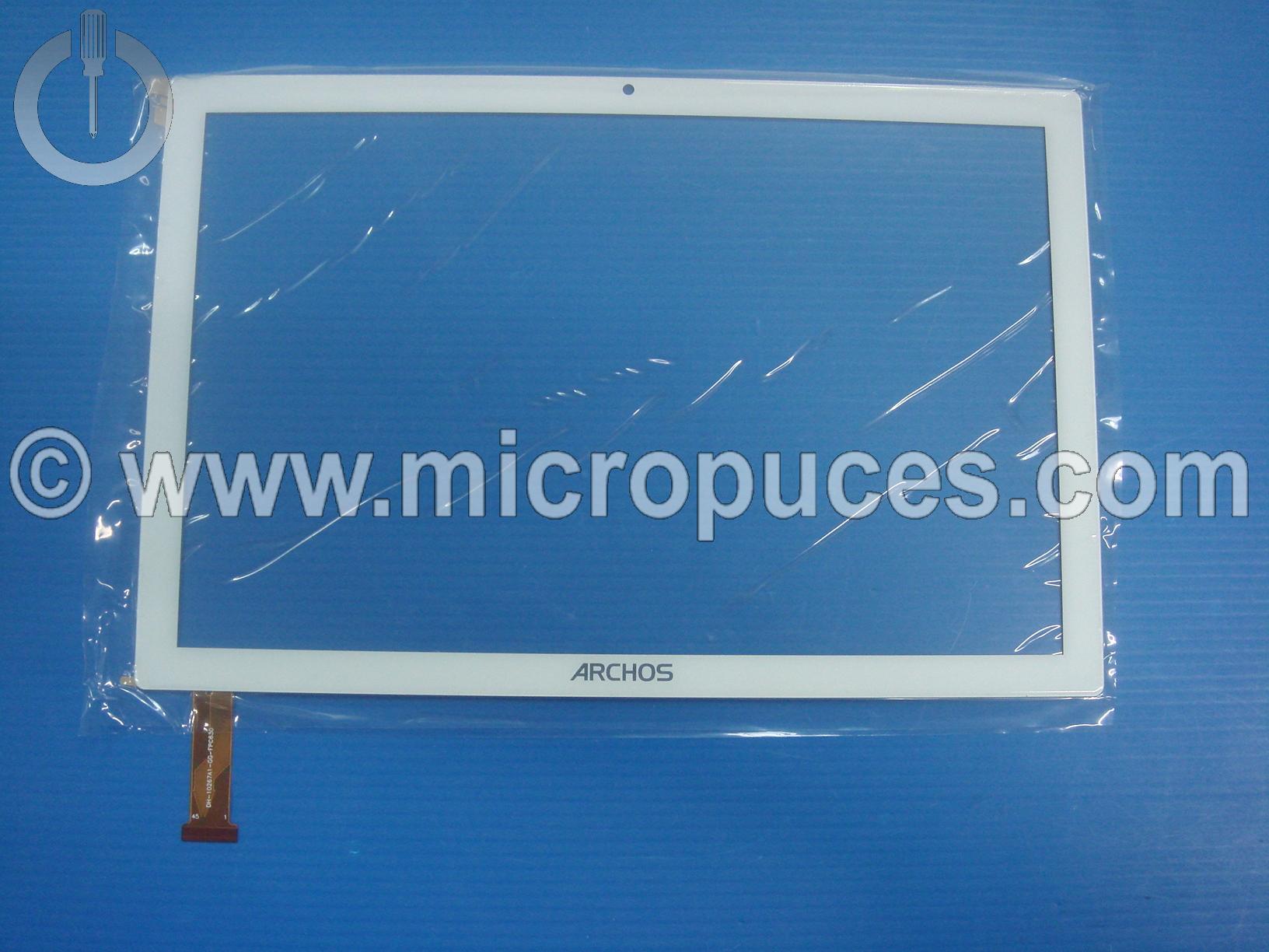 Vitre tactile blanche ARCHOS T101 4G