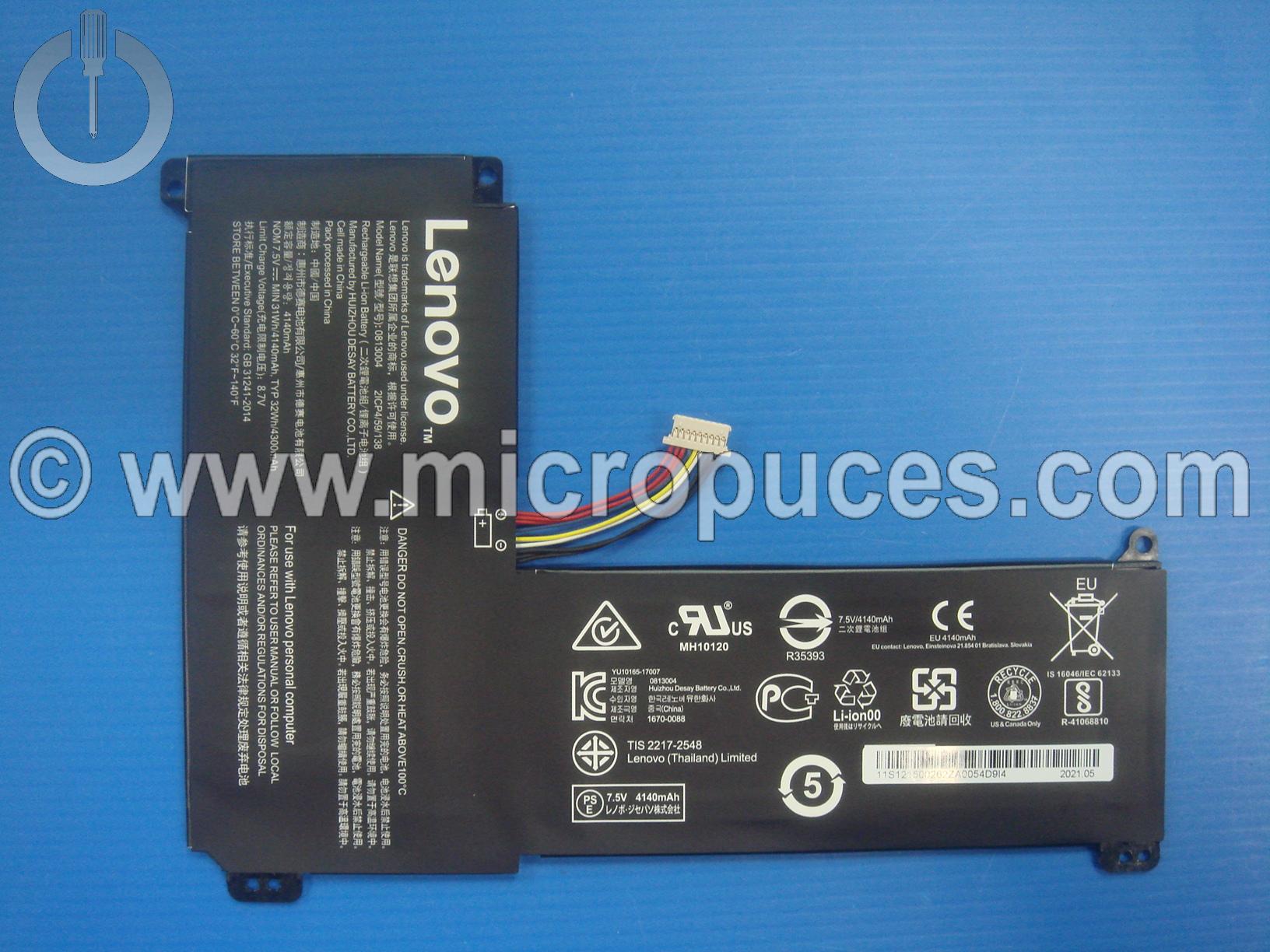 Batterie pour LENOVO Ideapad 110S-11IBR