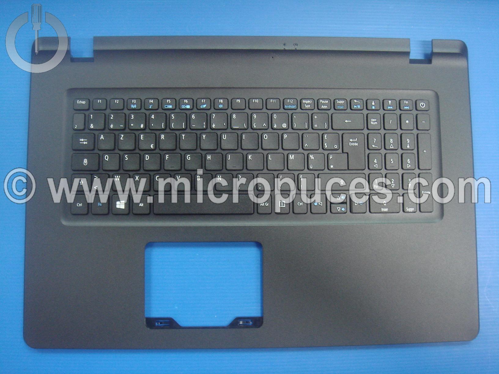 Clavier AZERTY + plasturgie du dessus pour ACER Aspire ES1-732