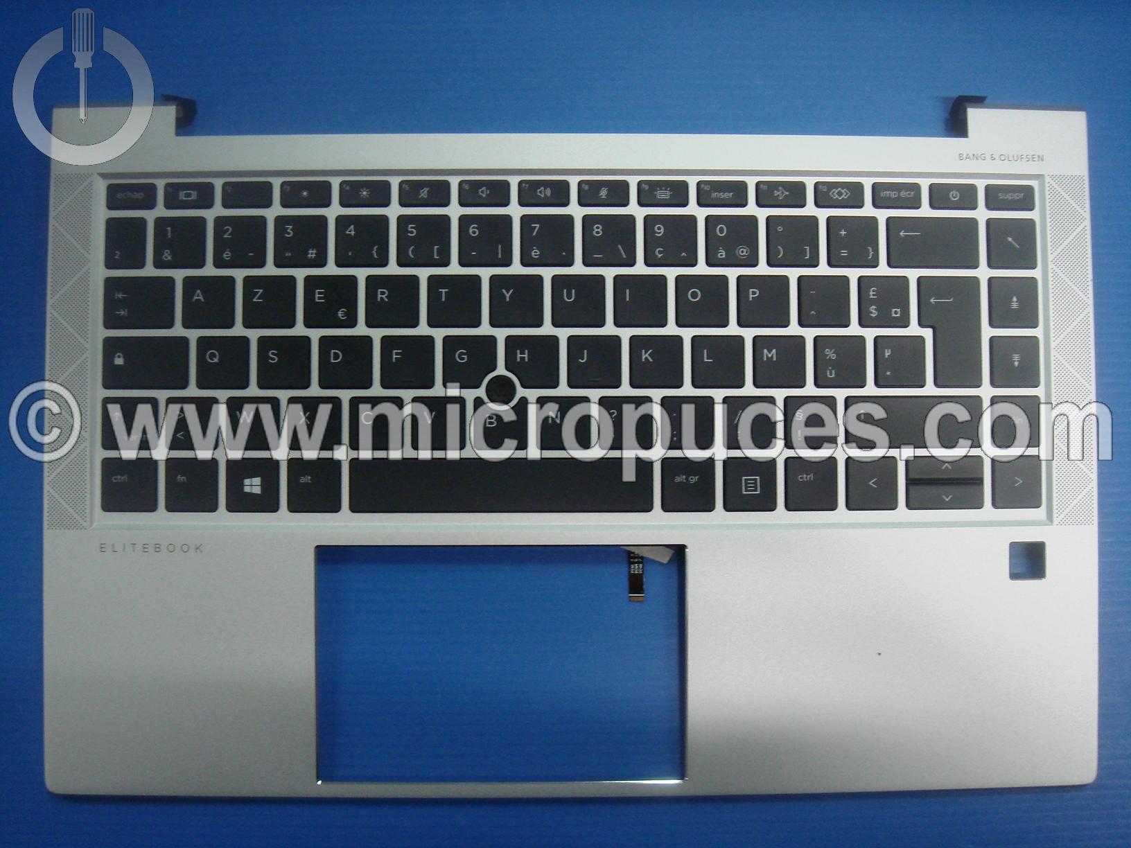 Clavier + plasturgie de dessus pour HP EliteBook 745 G7 et 840 G7 (version rtro-claire)