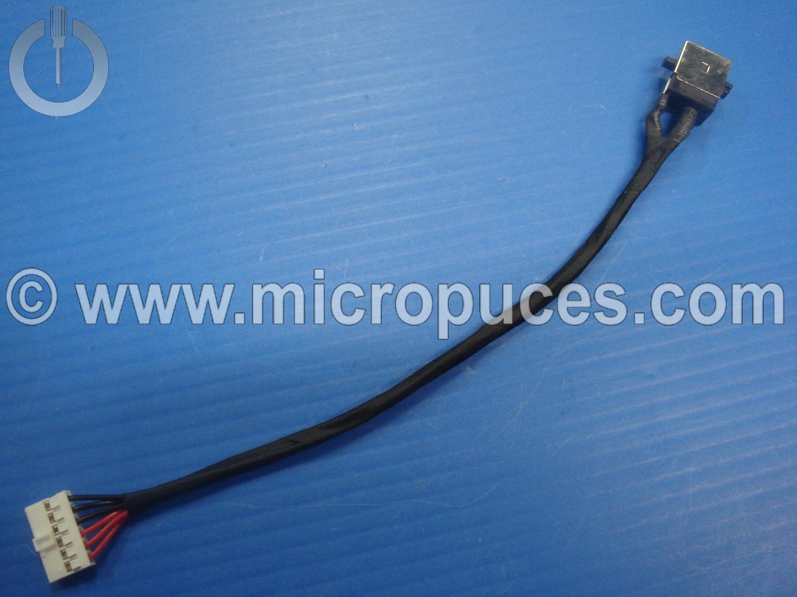 Cable alimentation pour ASUS F751 X751 K751 15cm