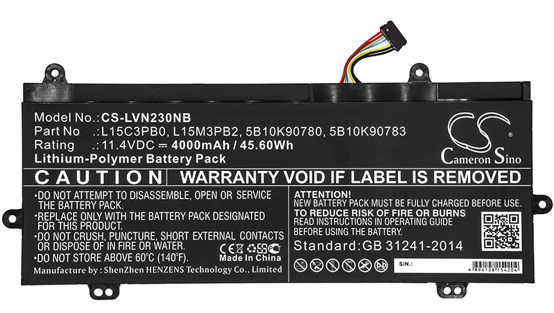 Batterie pour LENOVO 300e Winbook - Type 81FY