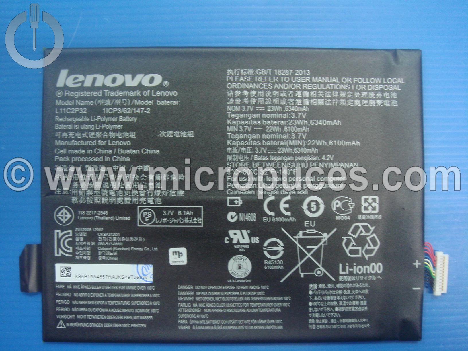 Batterie * NEUVE * pour LENOVO Tab A10-70 (A7600)