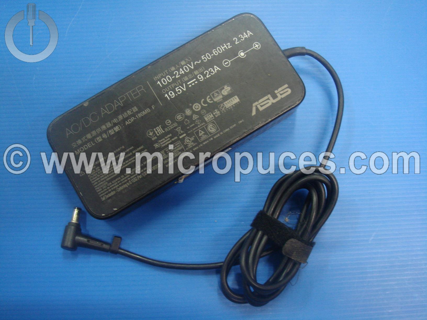 Chargeur Alimentation 19V 9,23A pour ASUS 180W