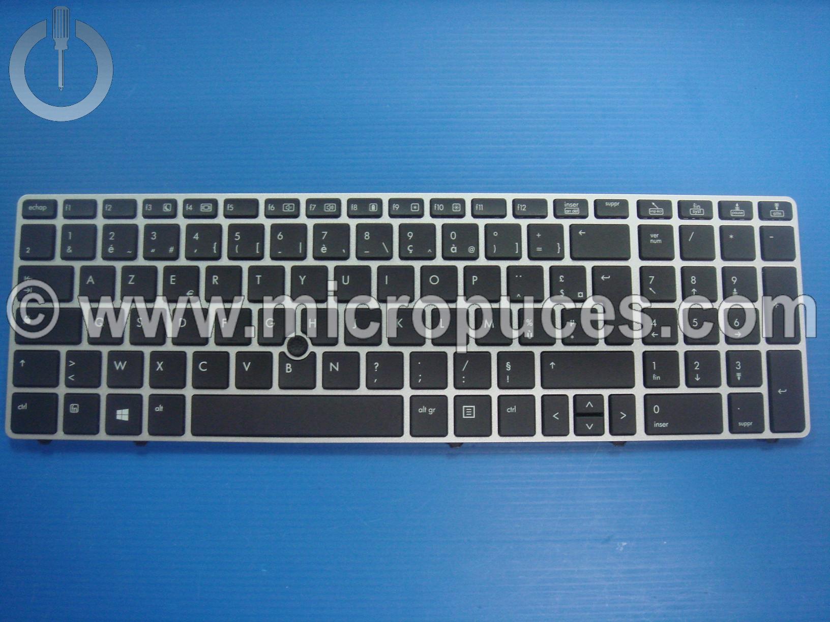 Clavier AZERTY pour HP Elitebook 8560P