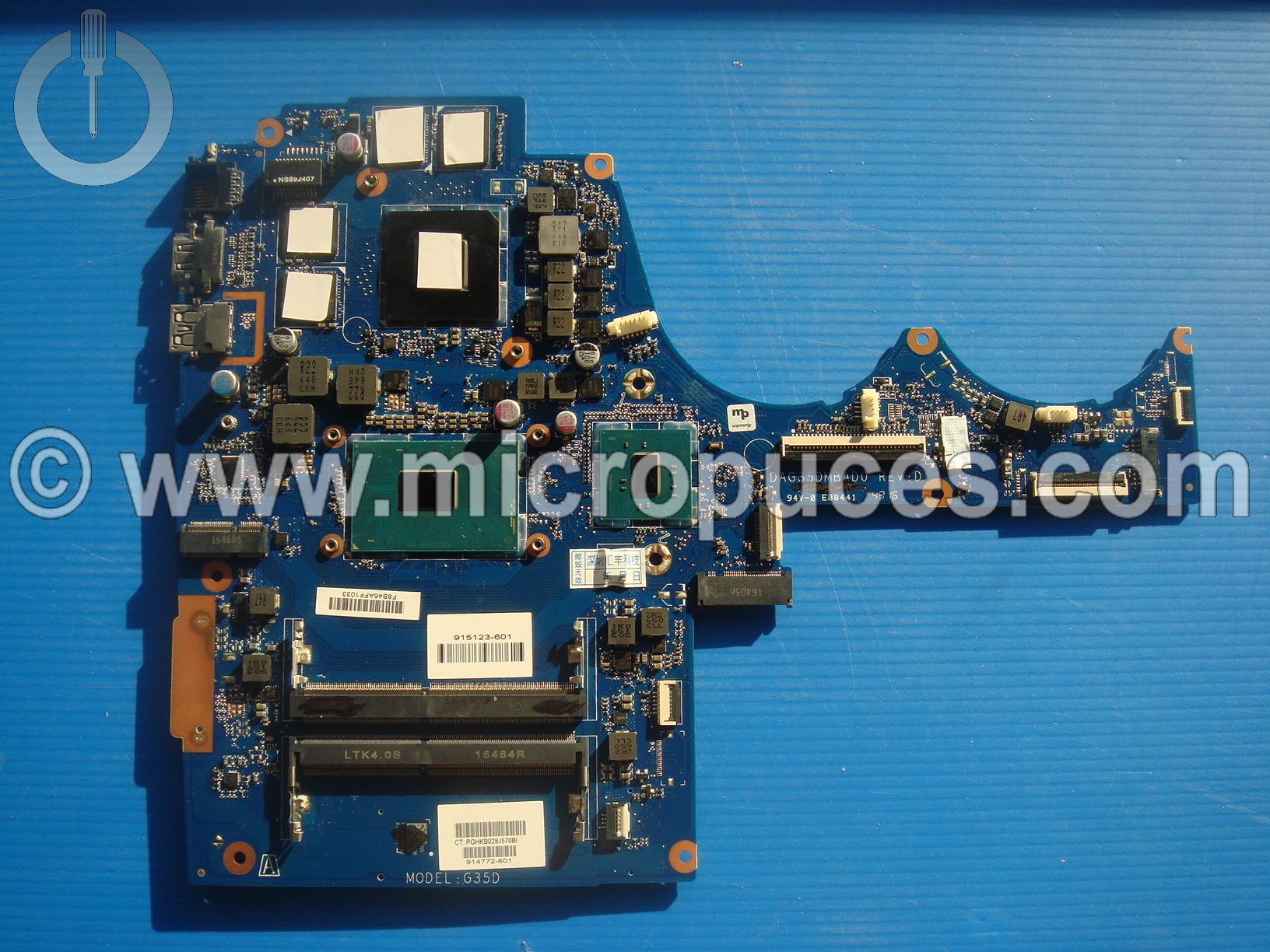 Carte mre pour HP 15-bc 914722-601