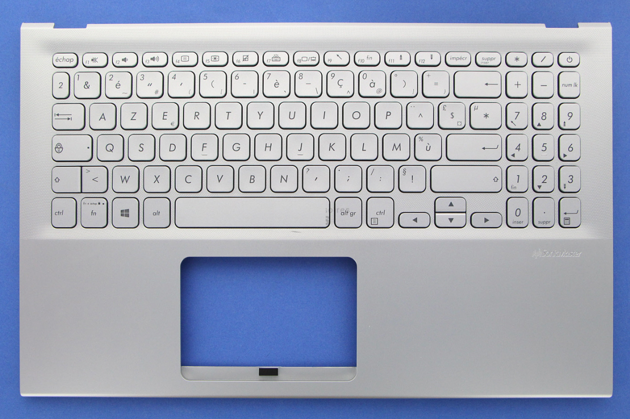 Clavier + plasturgie pour ASUS X512 silver