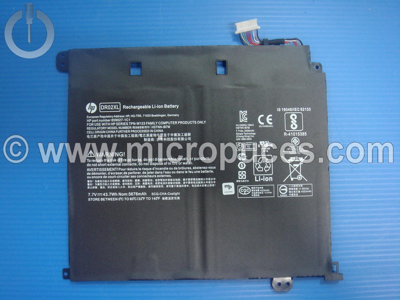Batterie pour HP Chromebook 11-V et 11-G5