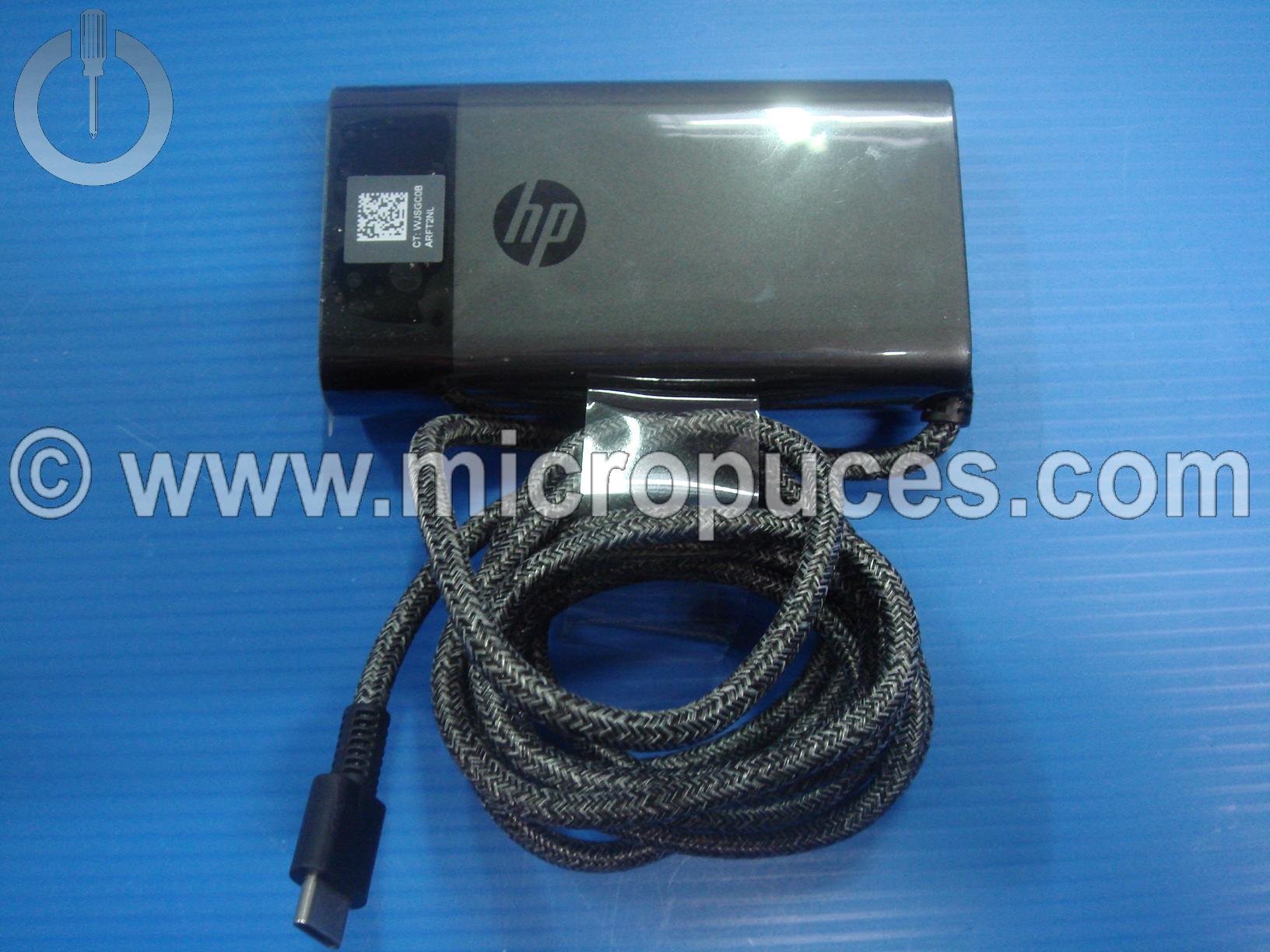 HP Slim Travel Power Adapter USB-C 65W