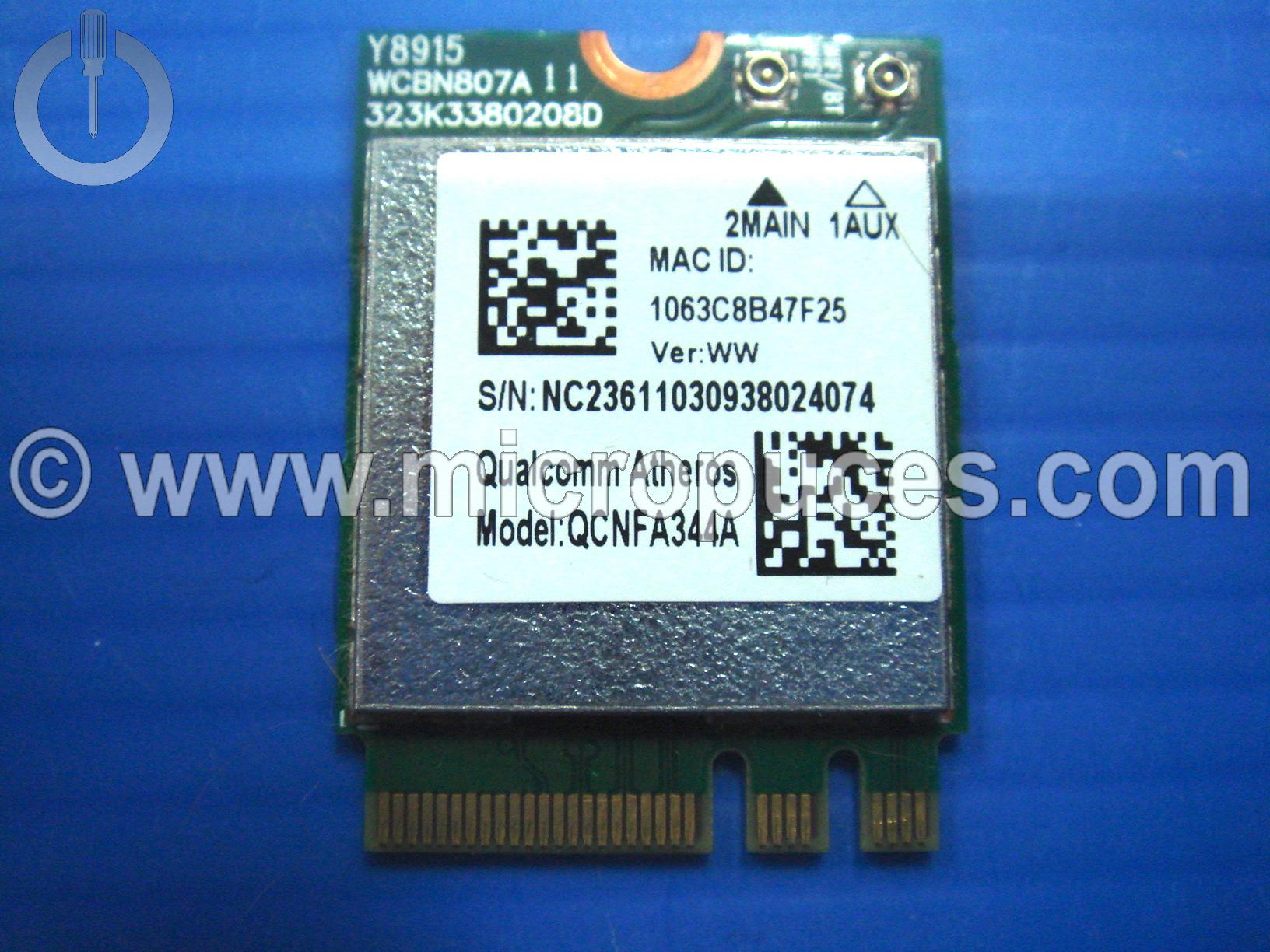 Carte WIFI Atheros Qualcomm QCNFA344A