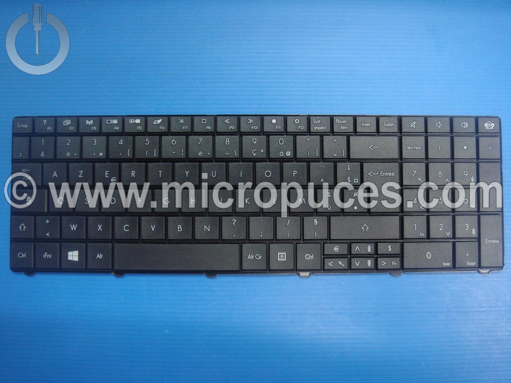 Clavier AZERTY pour PACKARD BELL EasyNote LE11 TE11 TE69 LE69