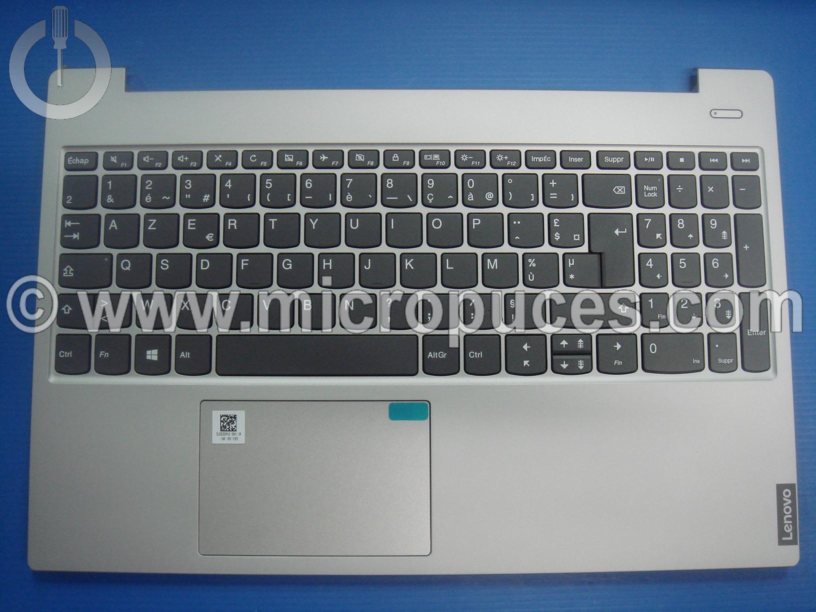 Clavier + plasturgie pour Lenovo Ideapad S340-15 gris