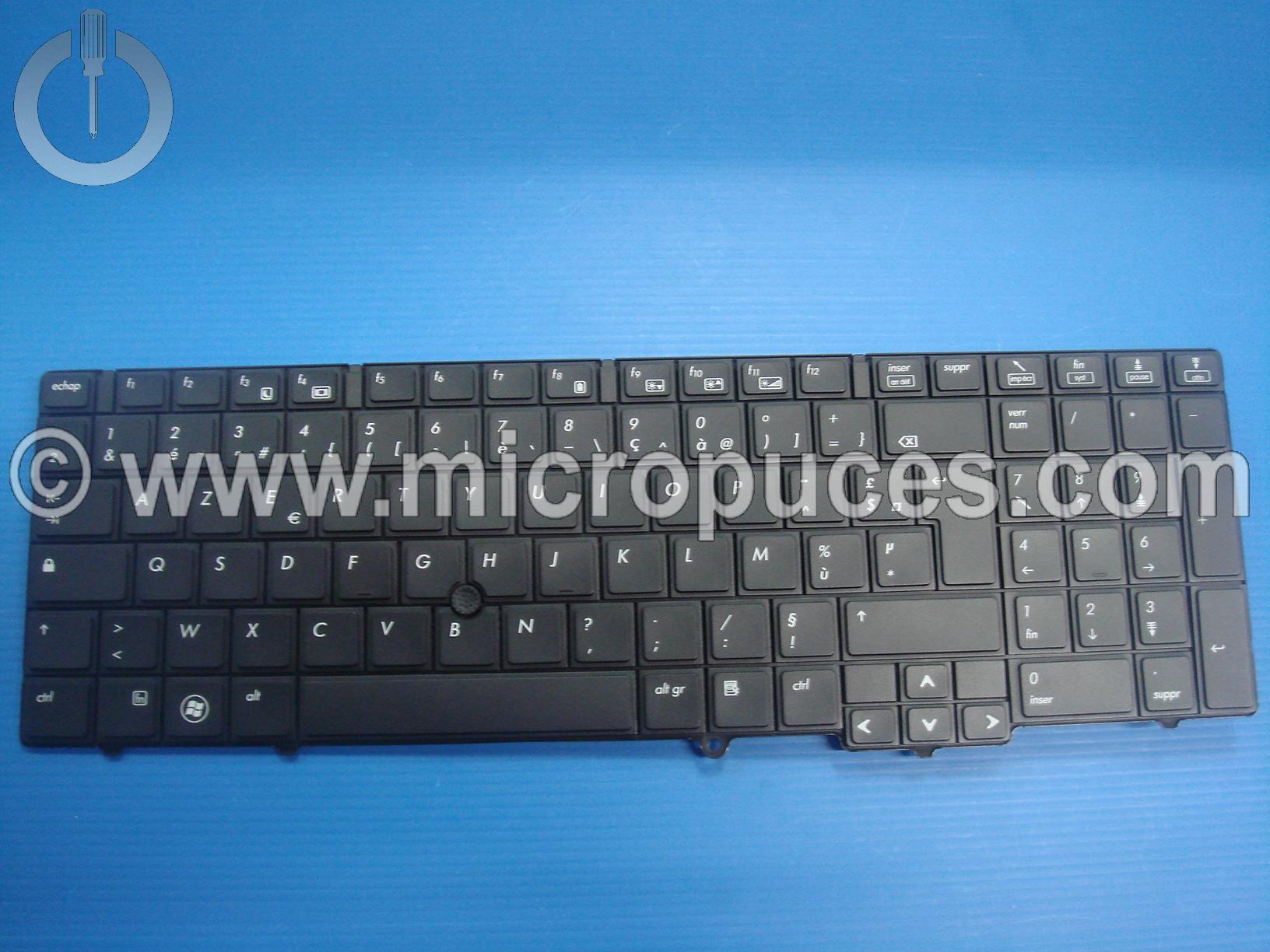 Clavier AZERTY pour HP Elitebook 8540