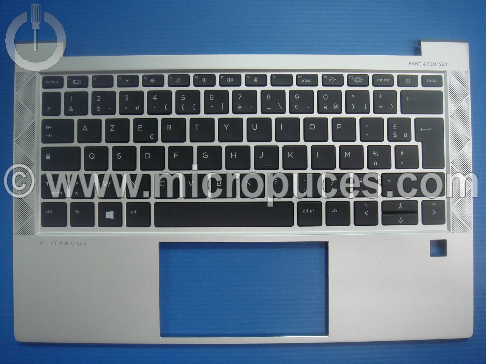 Clavier + plasturgie de dessus pour HP Elitebook 830 G7