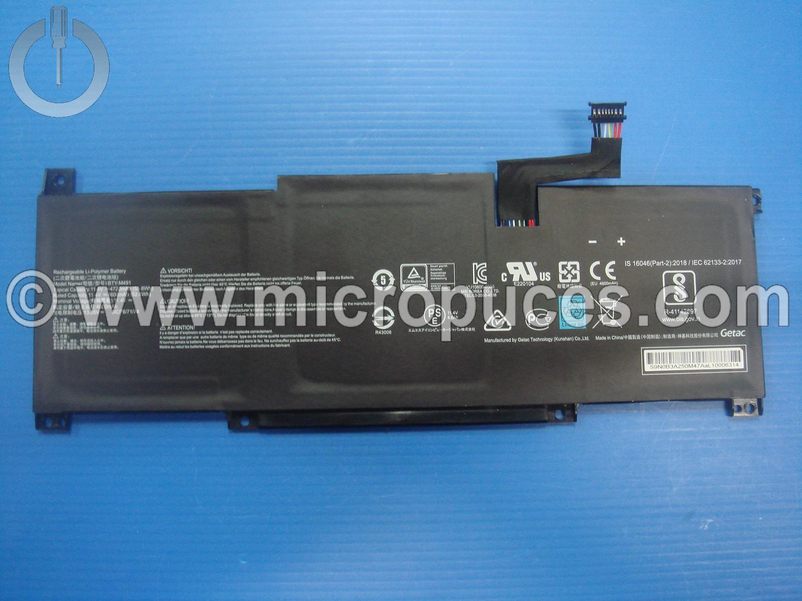 Batterie MSI BTY-M491