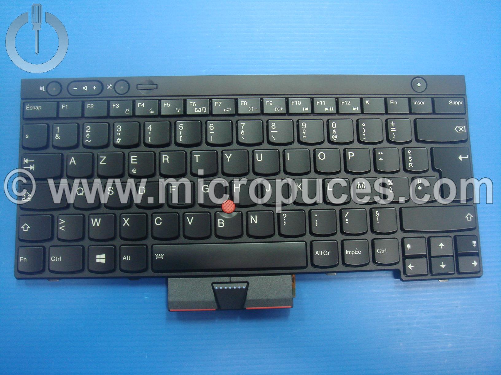 Clavier azerty pour LENOVO Thinkpad T L rtro clair