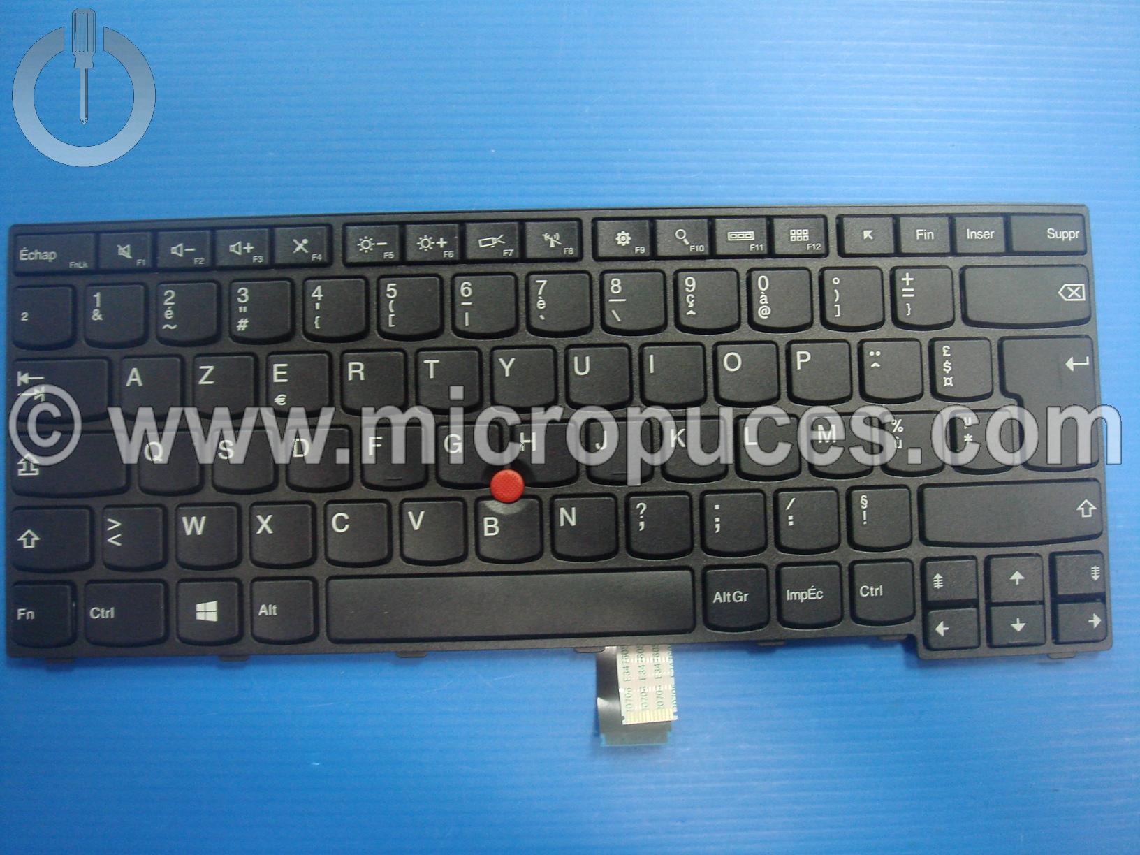 Clavier * NEUF * AZERTY pour LENOVO Thinkpad E450 E455 E460 E465
