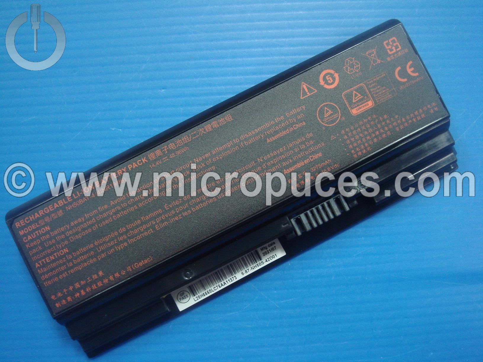 Batterie NEUVE pour CLEVO N75x, Terra 1777 et LDLC GXI55