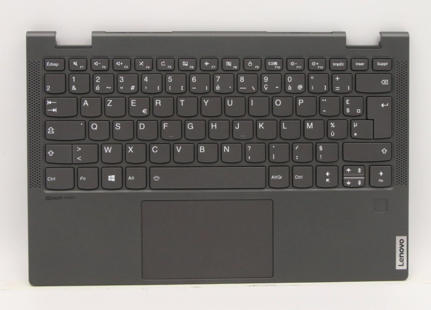 Plasturgie du dessus + clavier AZERTY pour LENOVO Yoga C640-13