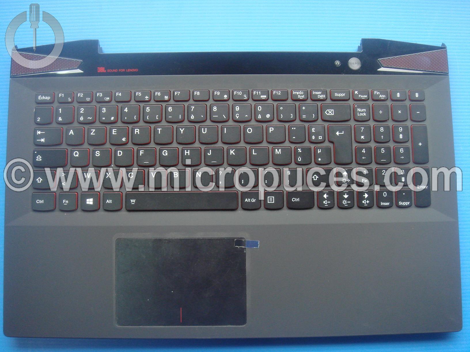 Clavier + plasturgie pour LENOVO Ideapad Y50-70 noire